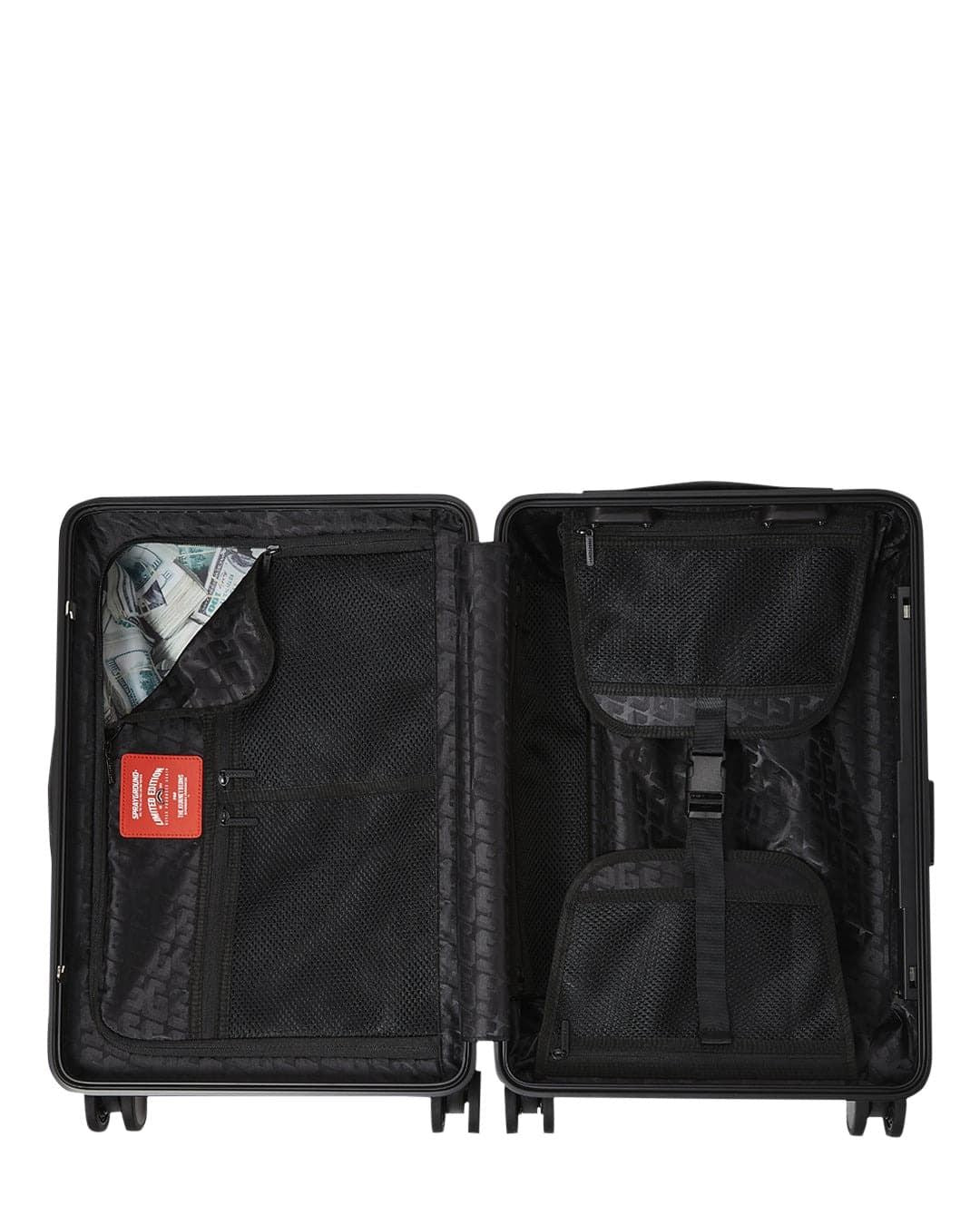 Trollie Sprayground 910CL257NSZ Peeking Character Check Carry on luggage