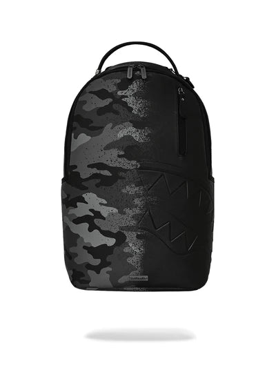 SPRAYGROUND Zaino Uomo SPRAY SPLIT NIGHT CAMO DLXSV BACKPACK 910B7053NSZ Nero